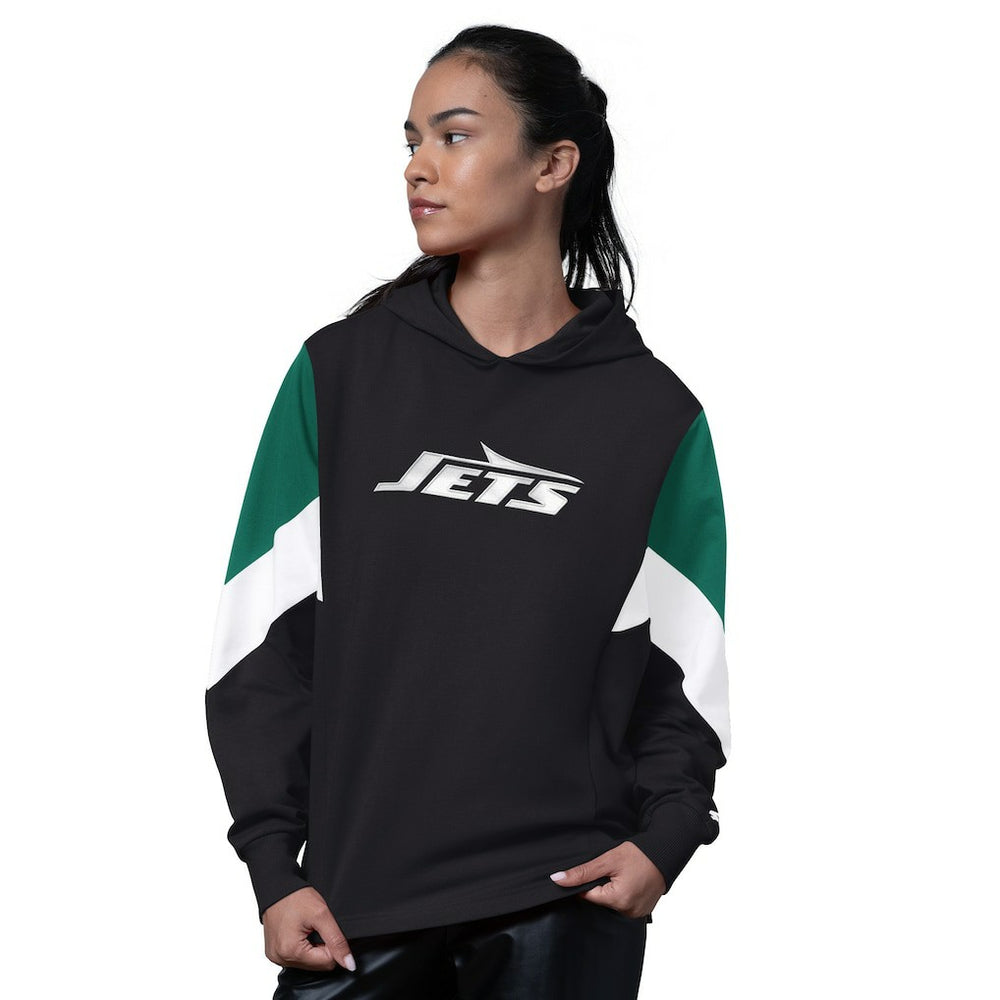 New York Jets Starter Women's Scrimmage Hoodie - Black Hoodies