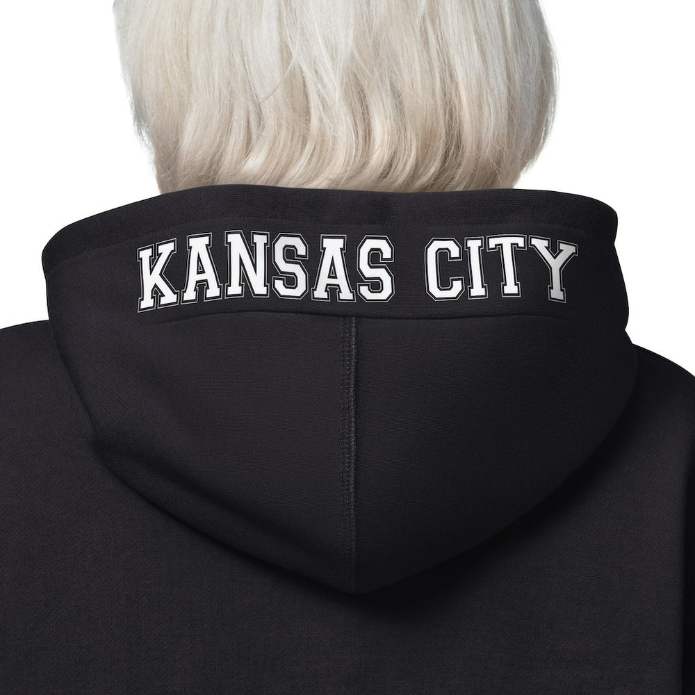 Kansas City Chiefs Starter Women's 4th Down Full-Zip Hoodie - Black Hoodies