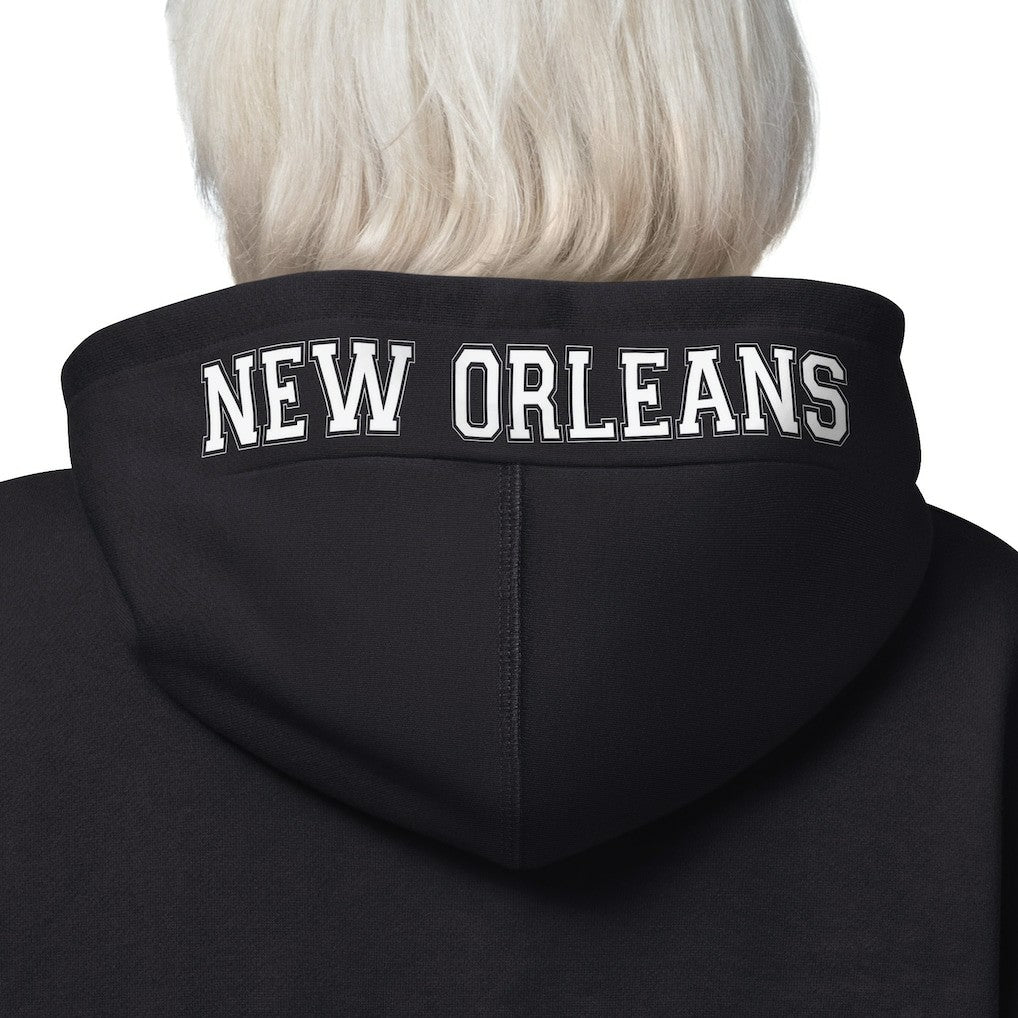 New Orleans Saints Starter Women's 4th Down Full-Zip Hoodie - Black Hoodies