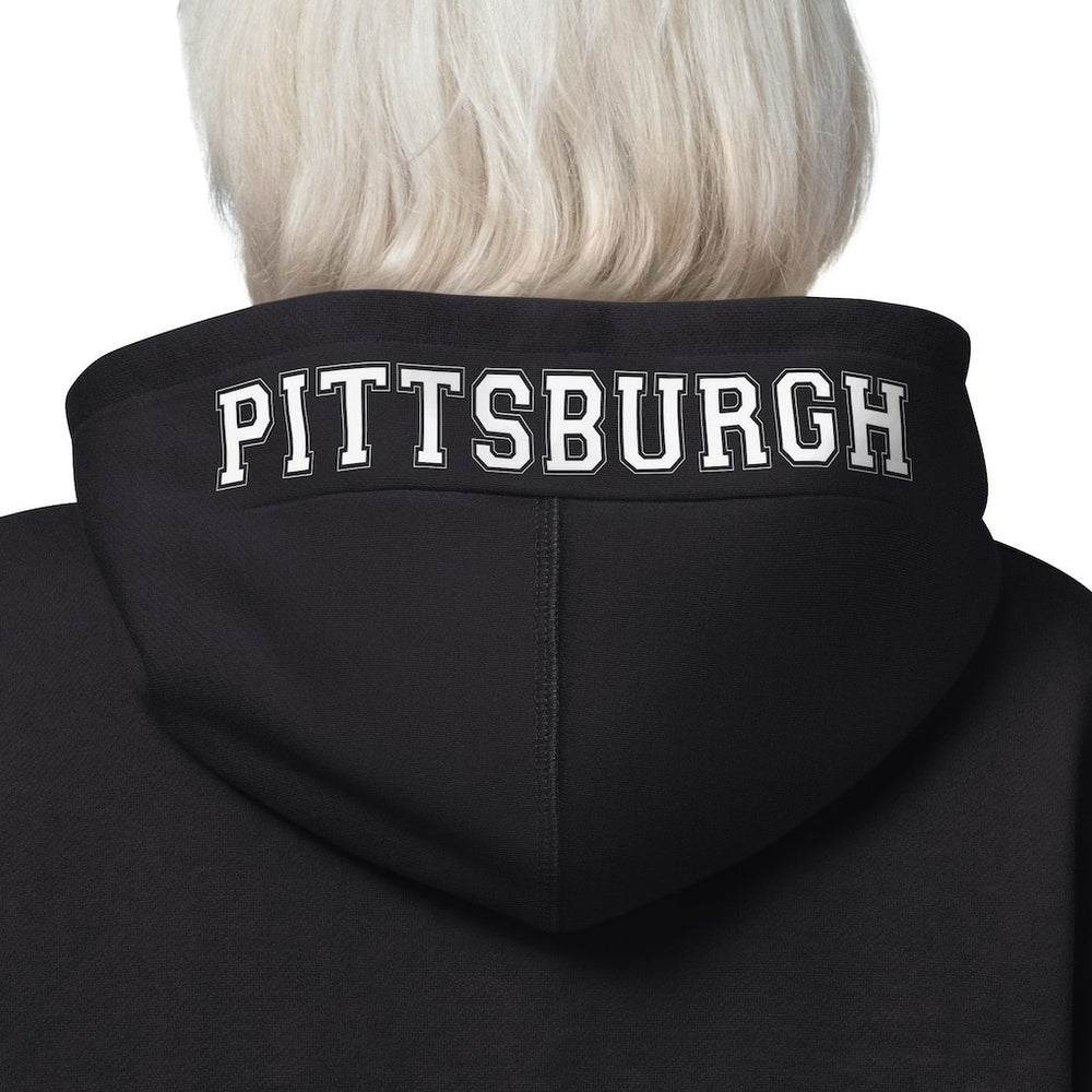 Pittsburgh Steelers Starter Women's 4th Down Full-Zip Hoodie - Black Hoodies