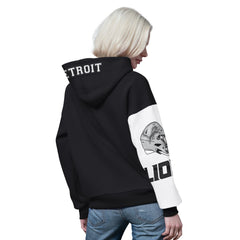 Detroit Lions Starter Women's 4th Down Full-Zip Hoodie - Black Hoodies
