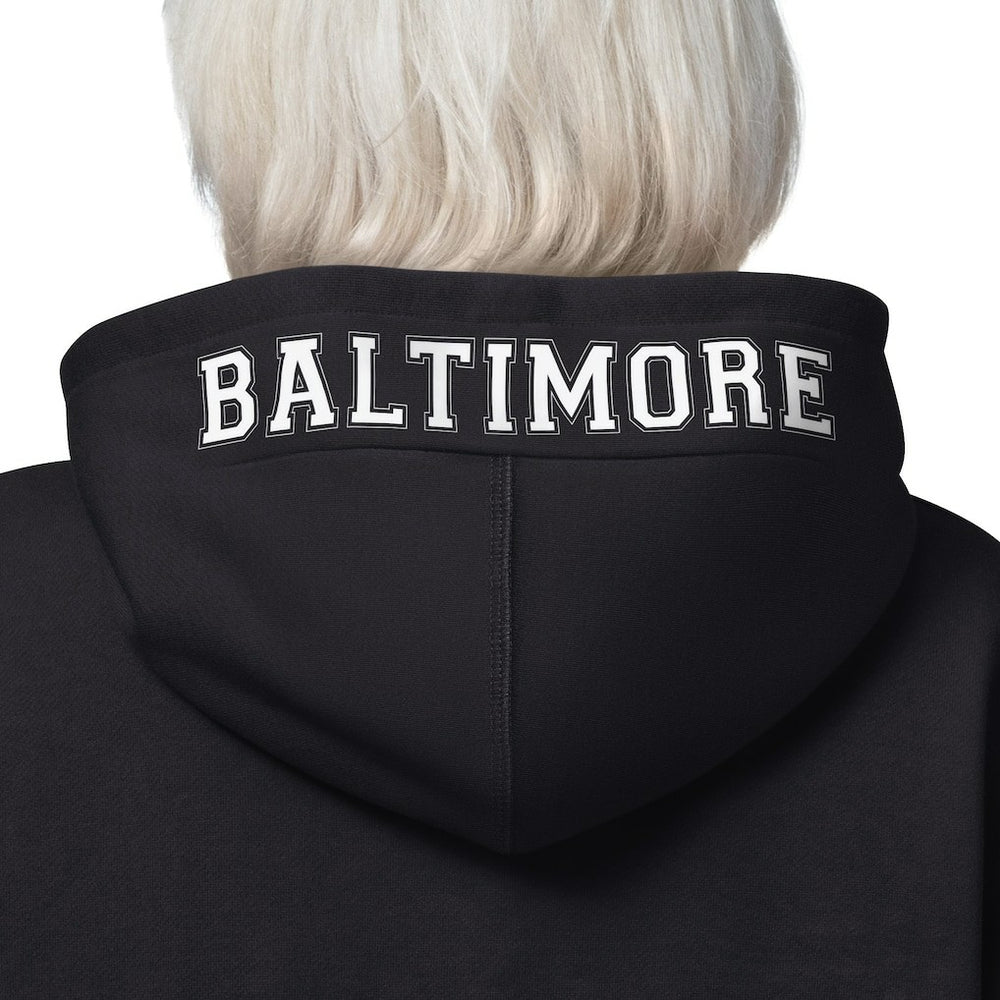 Baltimore Ravens Starter Women's 4th Down Full-Zip Hoodie - Black Hoodies