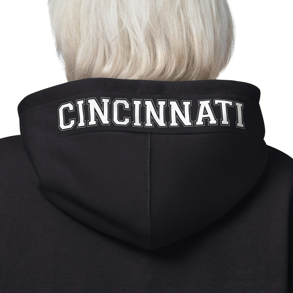 Cincinnati Bengals Starter Women's 4th Down Full-Zip Hoodie - Black Hoodies