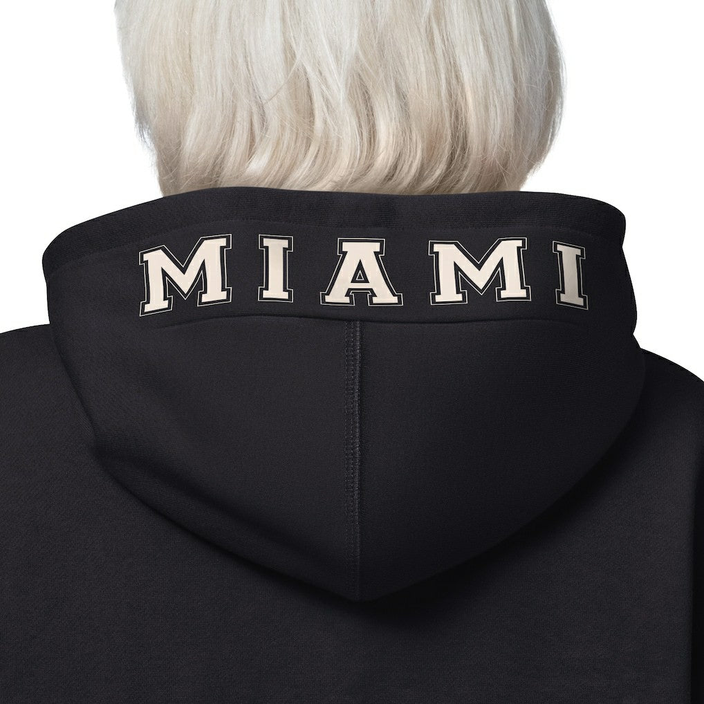 Miami Dolphins Starter Women's 4th Down Full-Zip Hoodie - Black Hoodies