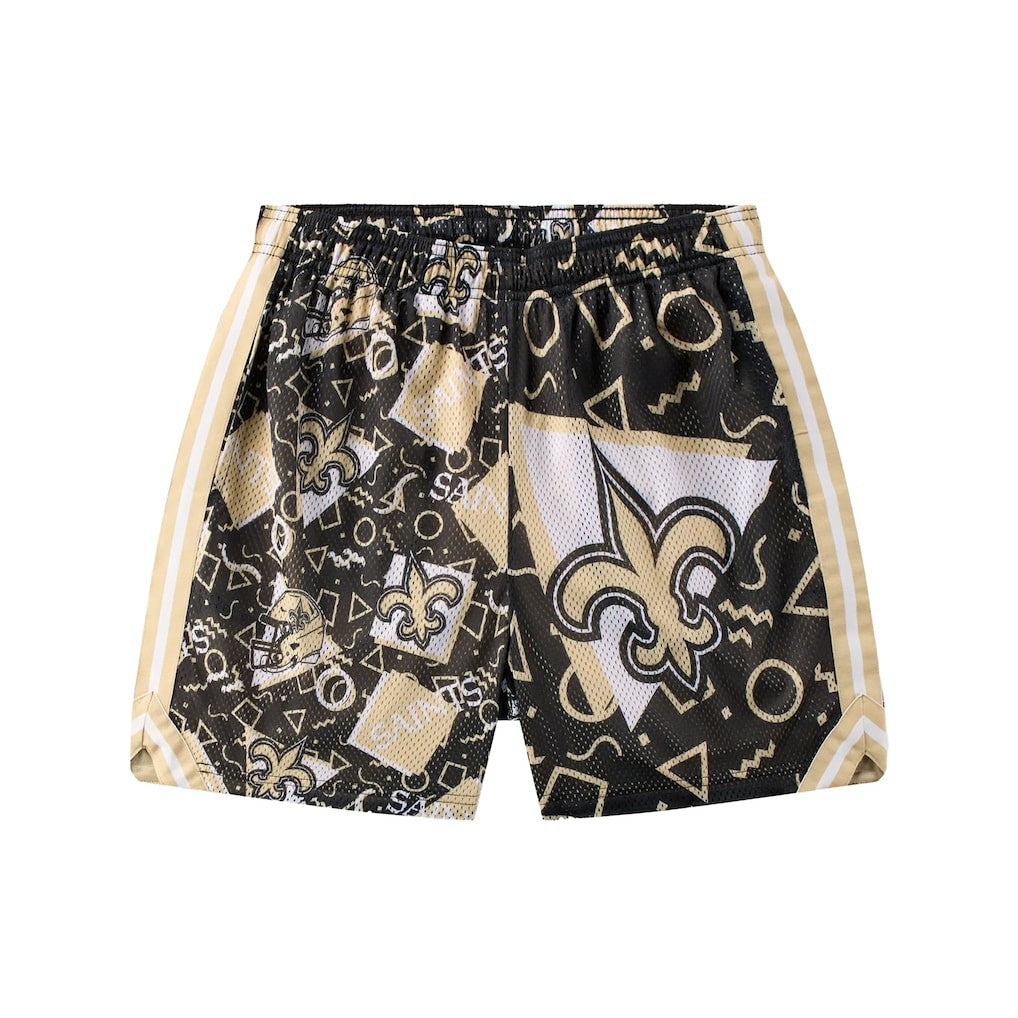 New Orleans Saints Chubbies Mesh Shorts - Black Shorts