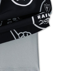 Las Vegas Raiders Chubbies The Neon 5.5" Classic Lined Swim Trunks - Black
