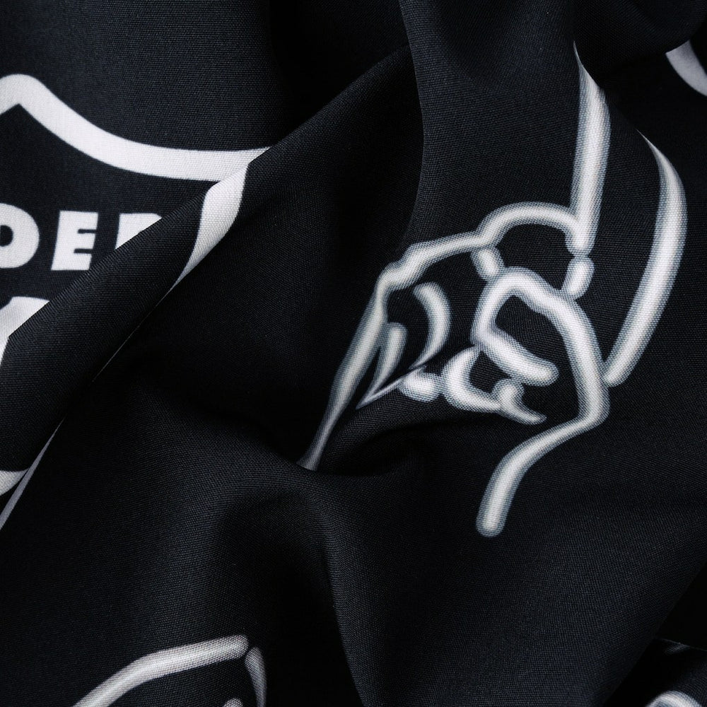Las Vegas Raiders Chubbies The Neon 5.5" Classic Lined Swim Trunks - Black