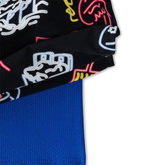 Buffalo Bills Chubbies The Neon 5.5" Classic Lined Swim Trunks - Black