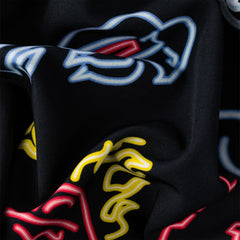 Buffalo Bills Chubbies The Neon 5.5" Classic Lined Swim Trunks - Black