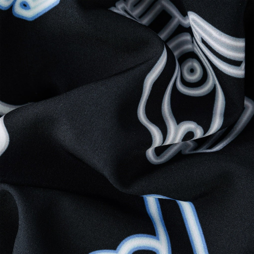 Detroit Lions Chubbies The Neon 5.5" Classic Lined Swim Trunks - Black