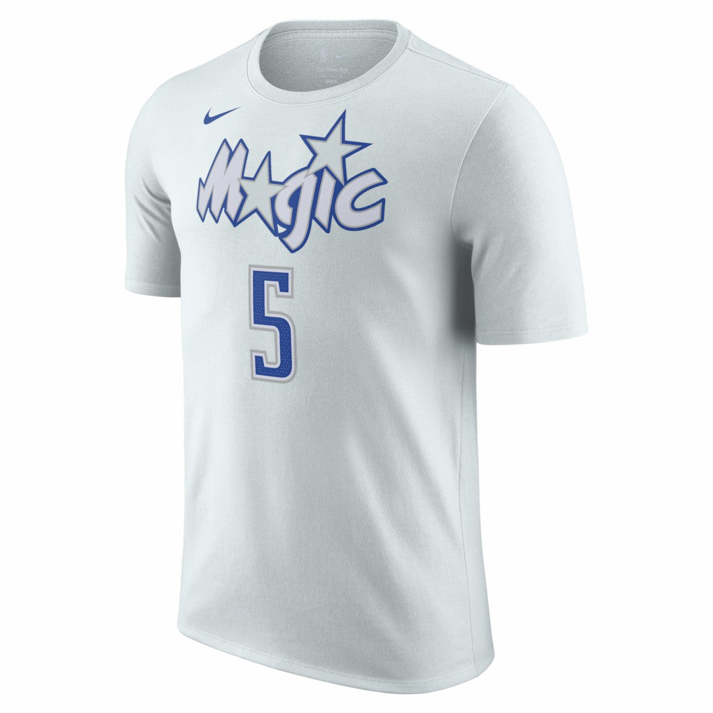 Paolo Banchero Orlando Magic Unisex 2025/26 City Edition Name & Number T-Shirt Silver - Nike