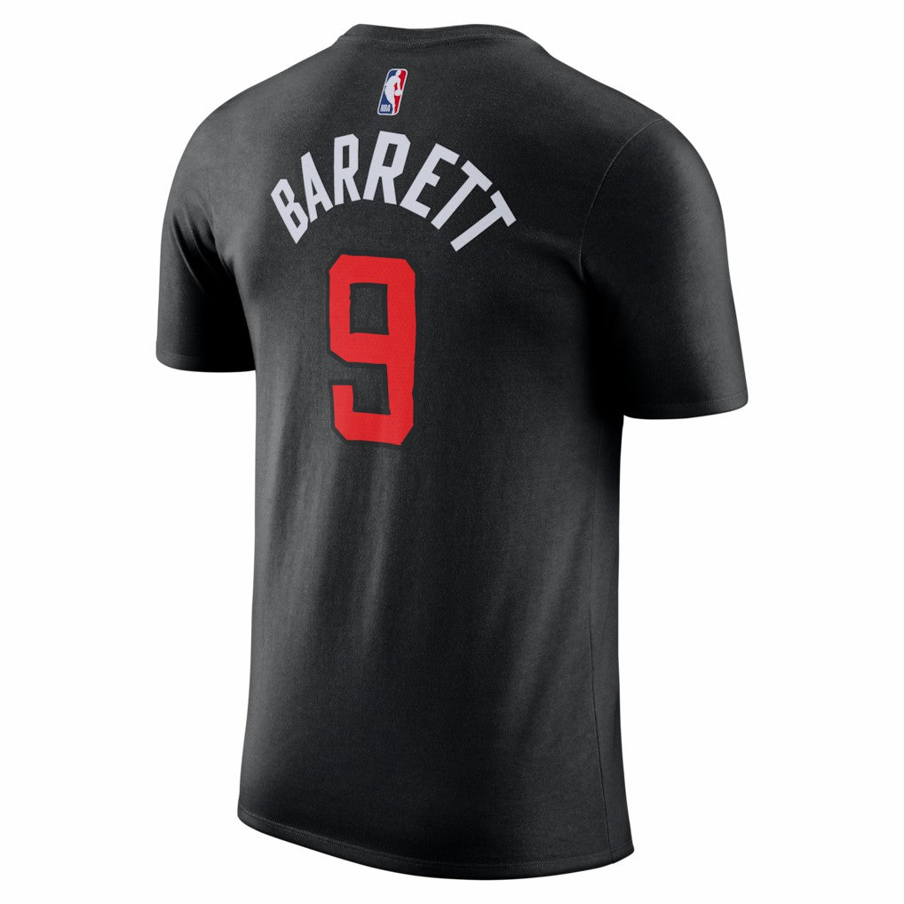 RJ Barrett Toronto Raptors Unisex 2025/26 City Edition Name & Number T-Shirt Black - Nike outlet