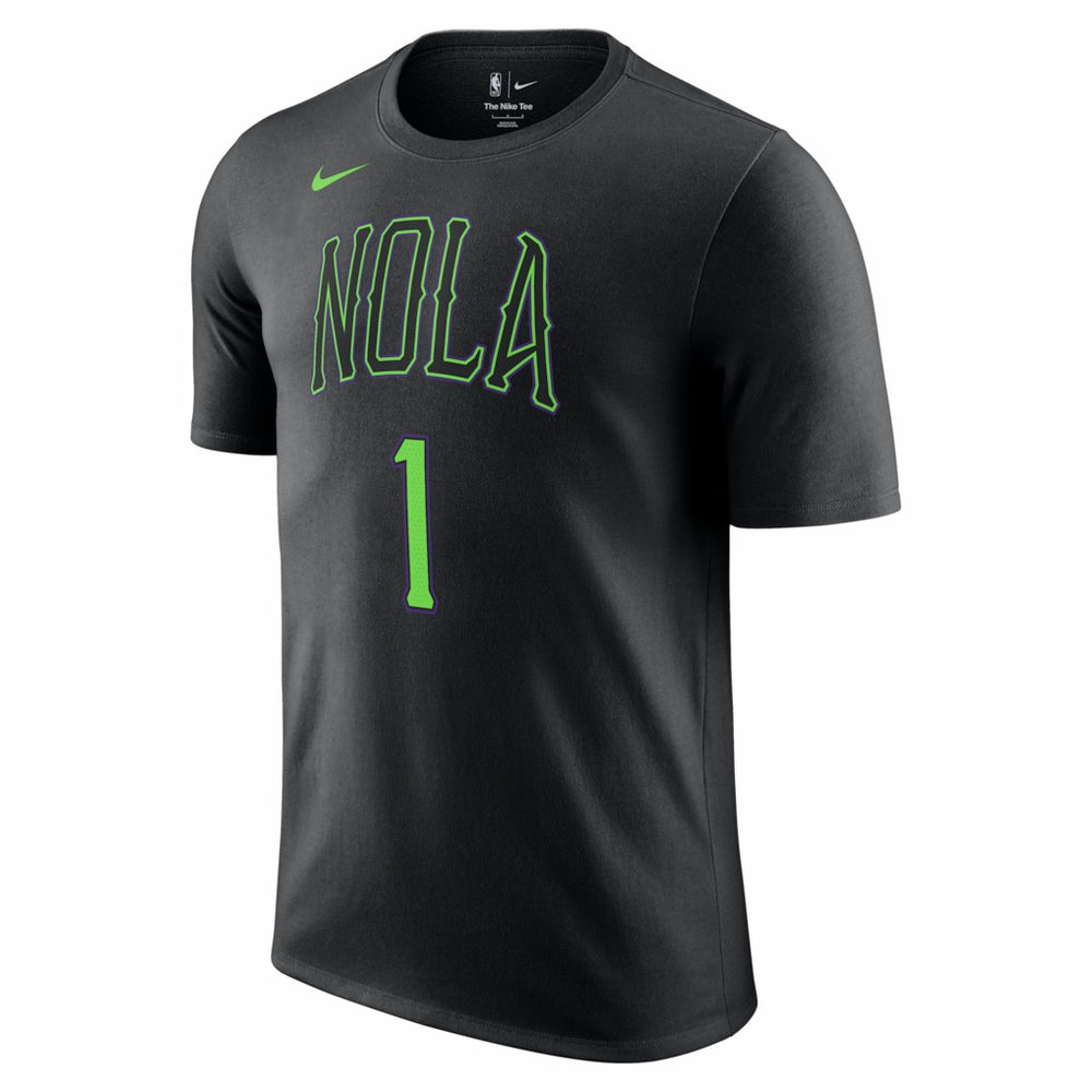 Zion Williamson New Orleans Pelicans Unisex 2025/26 City Edition Name & Number T-Shirt Black - Nike
