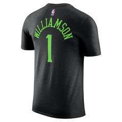Zion Williamson New Orleans Pelicans Unisex 2025/26 City Edition Name & Number T-Shirt Black - Nike