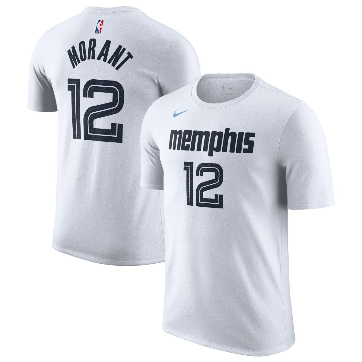 Ja Morant Memphis Grizzlies Unisex 2025/26 City Edition Name & Number T-Shirt White - Nike