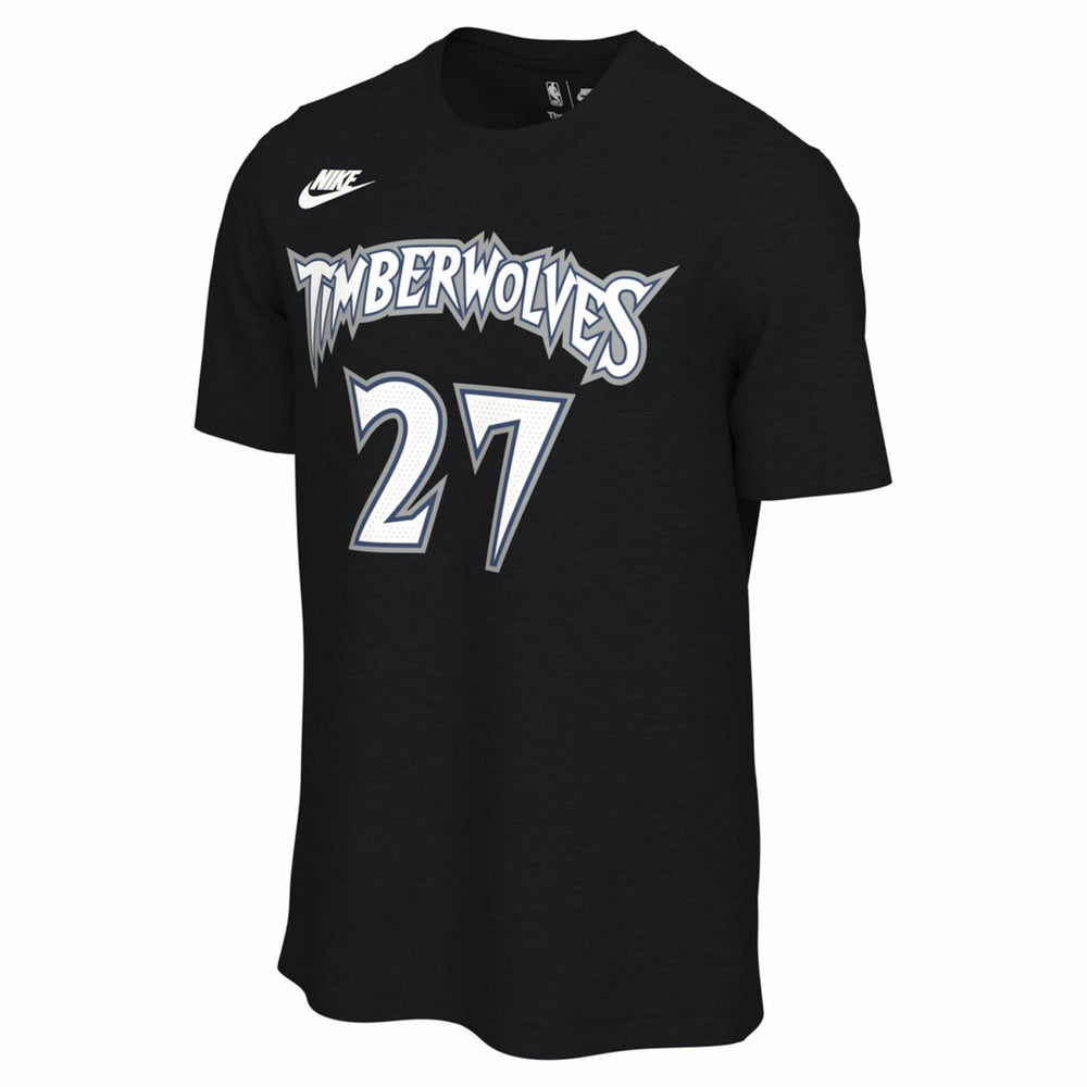 Rudy Gobert Minnesota Timberwolves Unisex Name & Number T-Shirt Classic Edition Black - Nike