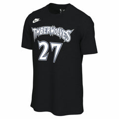 Rudy Gobert Minnesota Timberwolves Unisex Name & Number T-Shirt Classic Edition Black - Nike