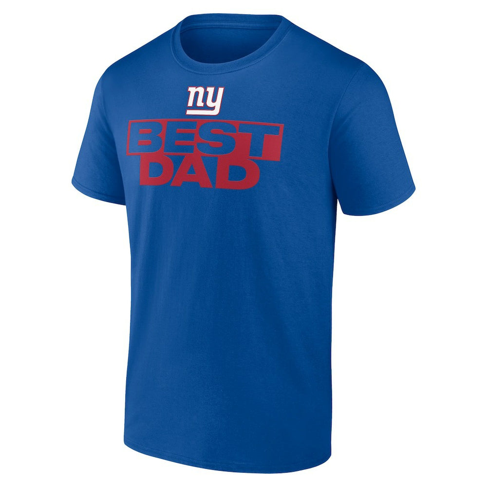 New York Giants Best Dad Father's Day T-Shirt - Royal T-shirts