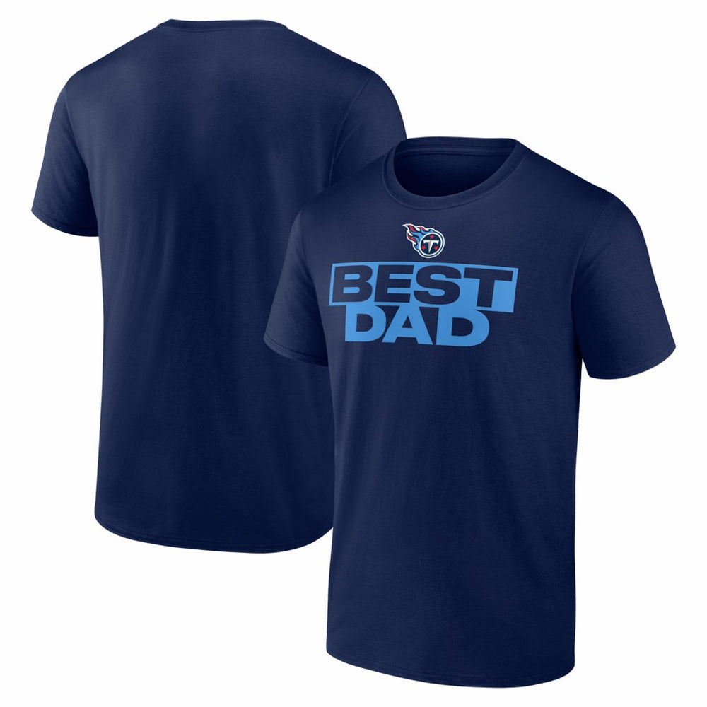 Tennessee Titans Best Dad Father's Day T-Shirt - Navy T-shirts