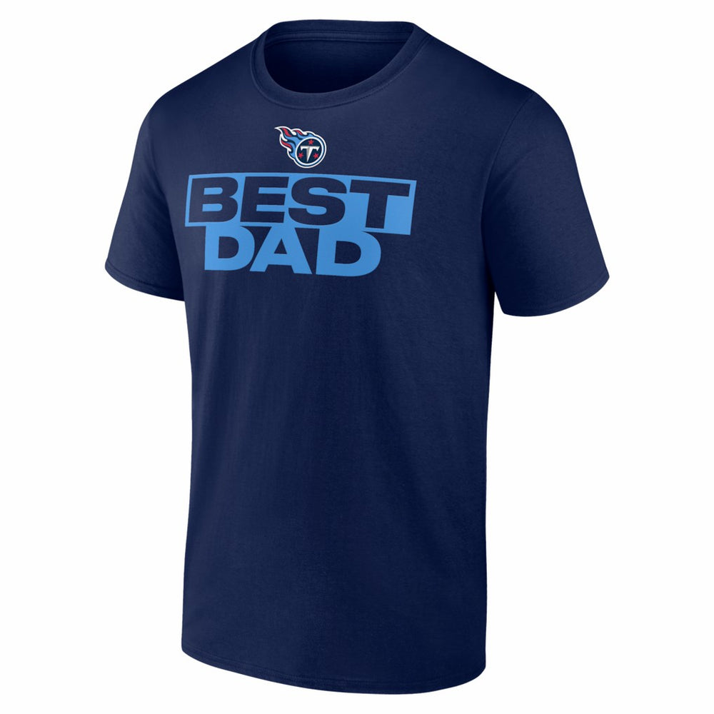 Tennessee Titans Best Dad Father's Day T-Shirt - Navy T-shirts