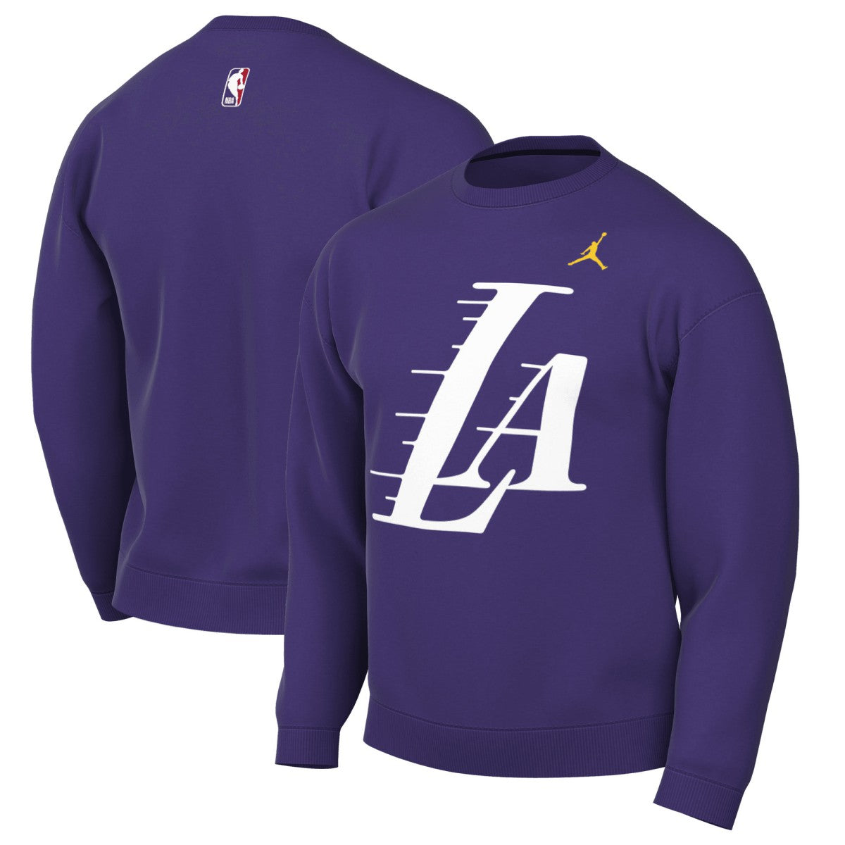Los Angeles Lakers Jordan Brand Statement Edition Sweatshirt Purple