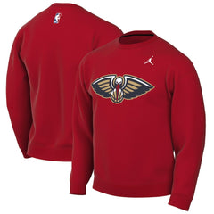 New Orleans Pelicans Jordan Brand Statement Edition Sweatshirt Red