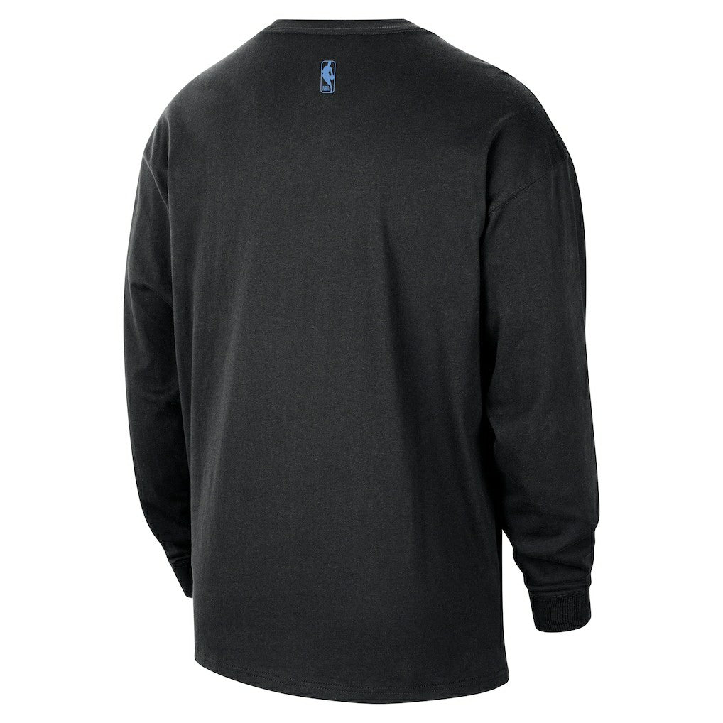 Chicago Bulls 2025/26 City Edition Remix Essential Logo Long Sleeve T-Shirt Black - Nike