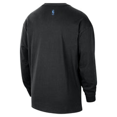 Chicago Bulls 2025/26 City Edition Remix Essential Logo Long Sleeve T-Shirt Black - Nike