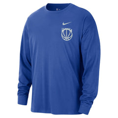 Orlando Magic 2025/26 City Edition Remix Essential Logo Long Sleeve T-Shirt Blue - Nike