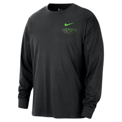 New Orleans Pelicans 2025/26 City Edition Remix Essential Logo Long Sleeve T-Shirt Black - Nike