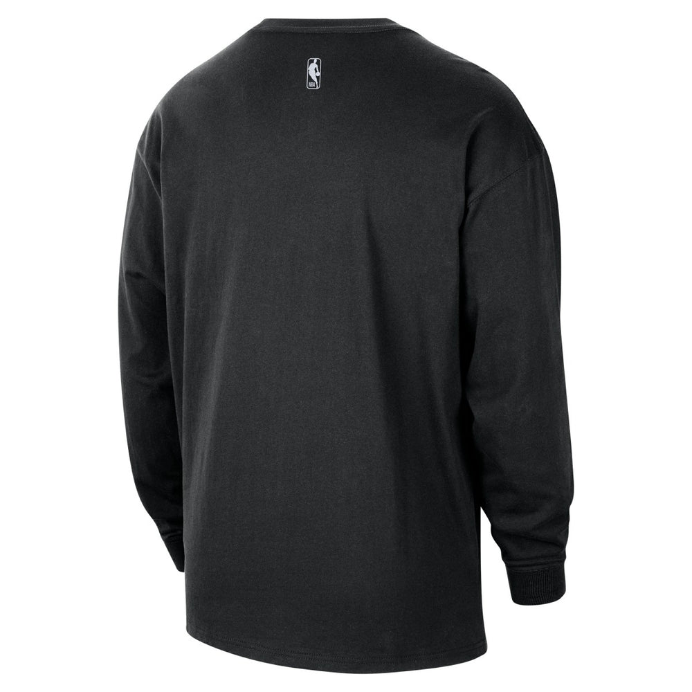 Toronto Raptors 2025/26 City Edition Remix Essential Logo Long Sleeve T-Shirt Black - Nike