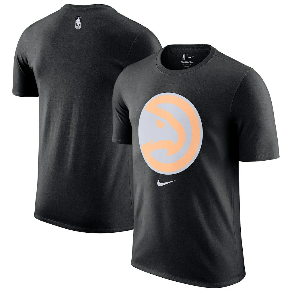 Atlanta Hawks 2025/26 City Edition Remix Essential Logo T-Shirt Black - Nike