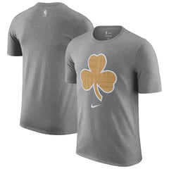 Boston Celtics 2025/26 City Edition Remix Essential Logo T-Shirt Heather Gray - Nike