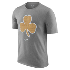 Boston Celtics 2025/26 City Edition Remix Essential Logo T-Shirt Heather Gray - Nike