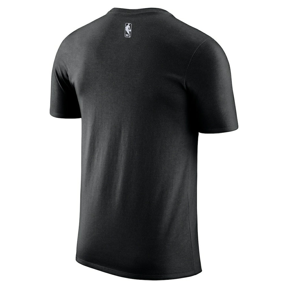 Brooklyn Nets 2025/26 City Edition Remix Essential Logo T-Shirt Black - Nike