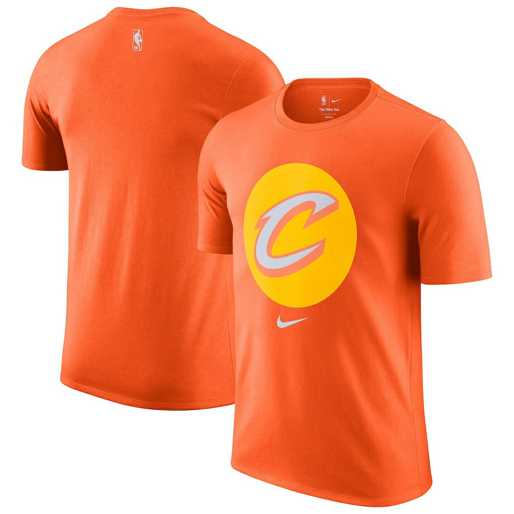 Cleveland Cavaliers 2025/26 City Edition Remix Essential Logo T-Shirt Orange - Nike