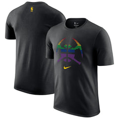 Denver Nuggets 2025/26 City Edition Remix Essential Logo T-Shirt Black - Nike