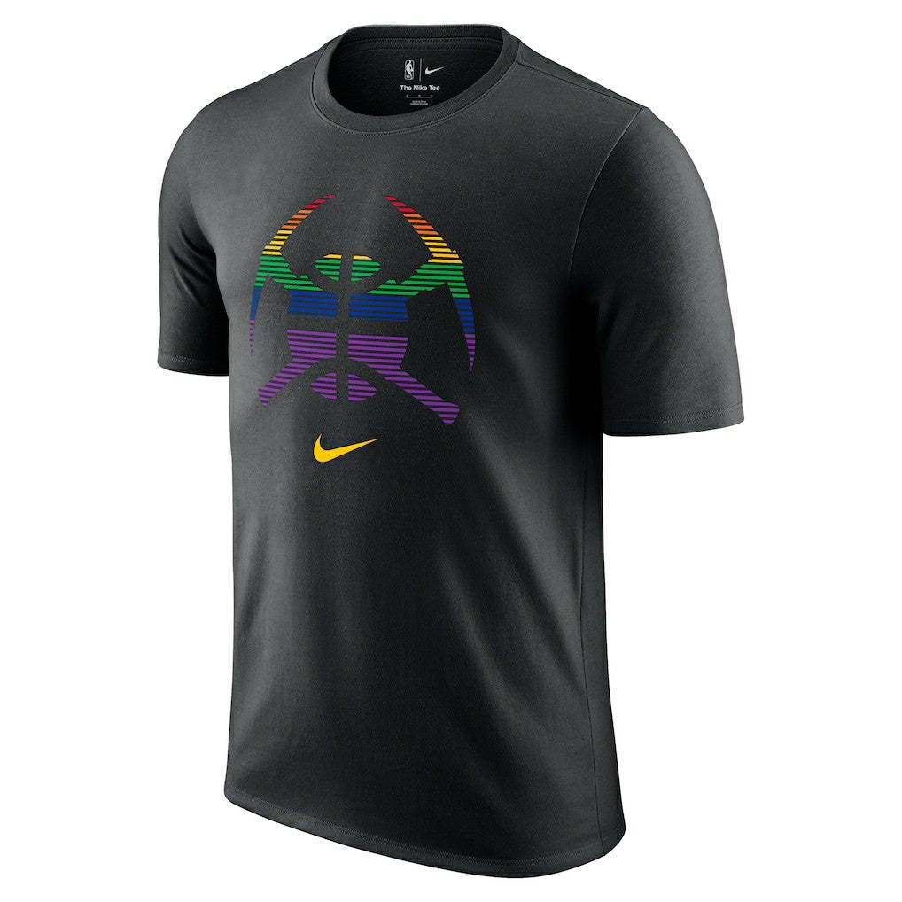 Denver Nuggets 2025/26 City Edition Remix Essential Logo T-Shirt Black - Nike