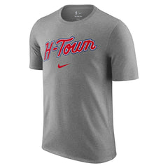 Houston Rockets 2025/26 City Edition Remix Essential Logo T-Shirt Heather Gray - Nike outlet