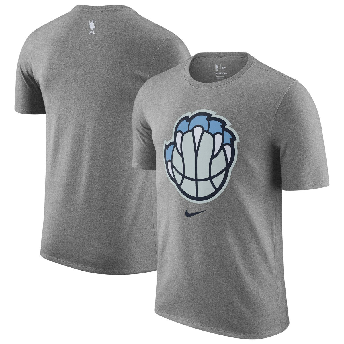 Memphis Grizzlies 2025/26 City Edition Remix Essential Logo T-Shirt Heather Gray - Nike