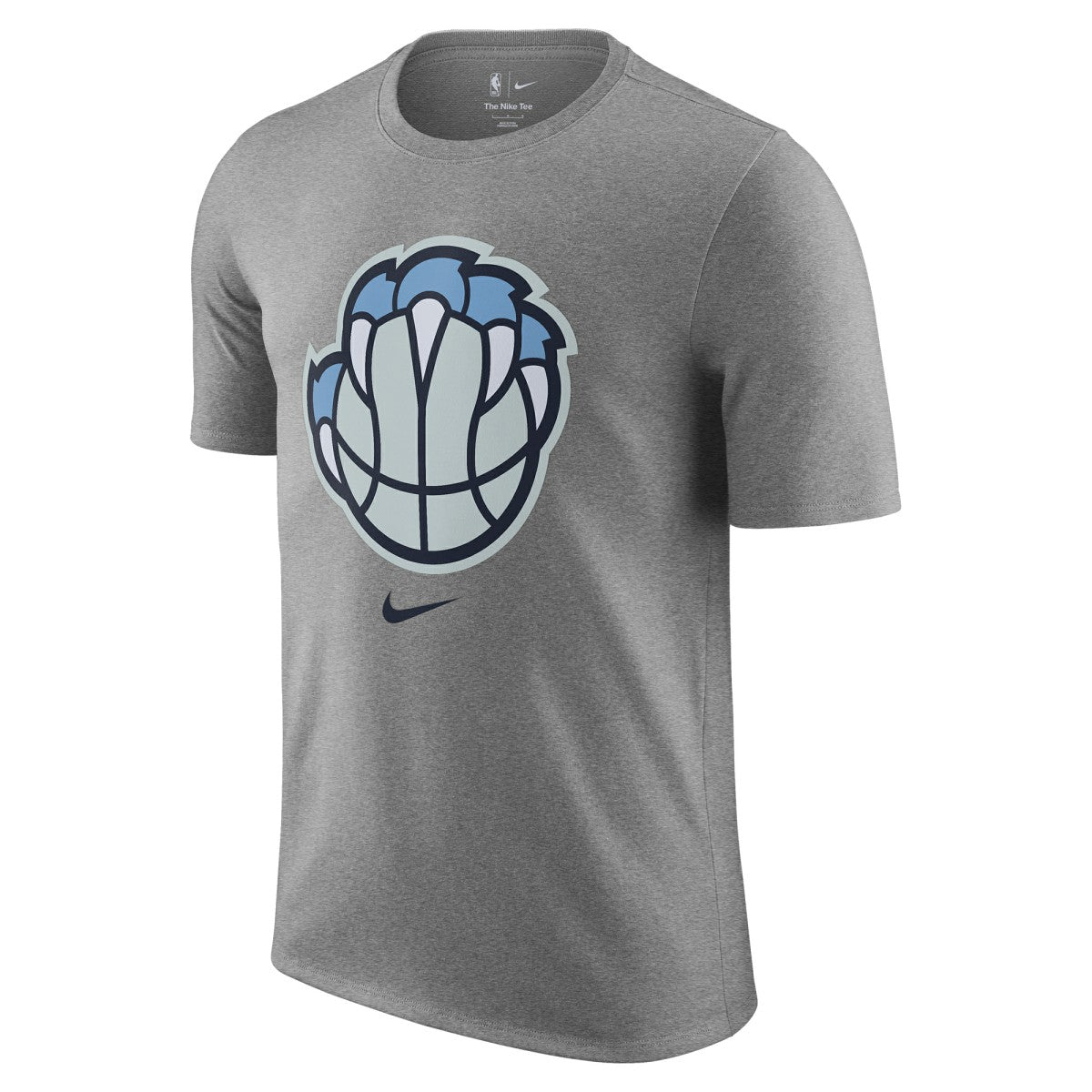 Memphis Grizzlies 2025/26 City Edition Remix Essential Logo T-Shirt Heather Gray - Nike
