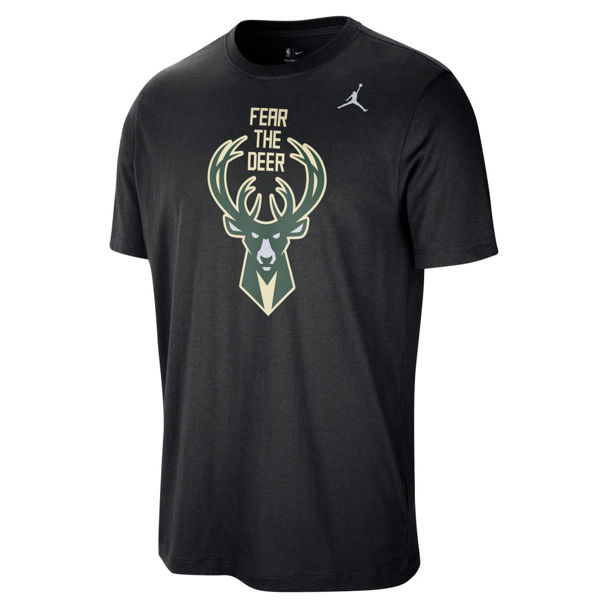 Milwaukee Bucks Jordan Brand Statement Edition Essential T-Shirt Black