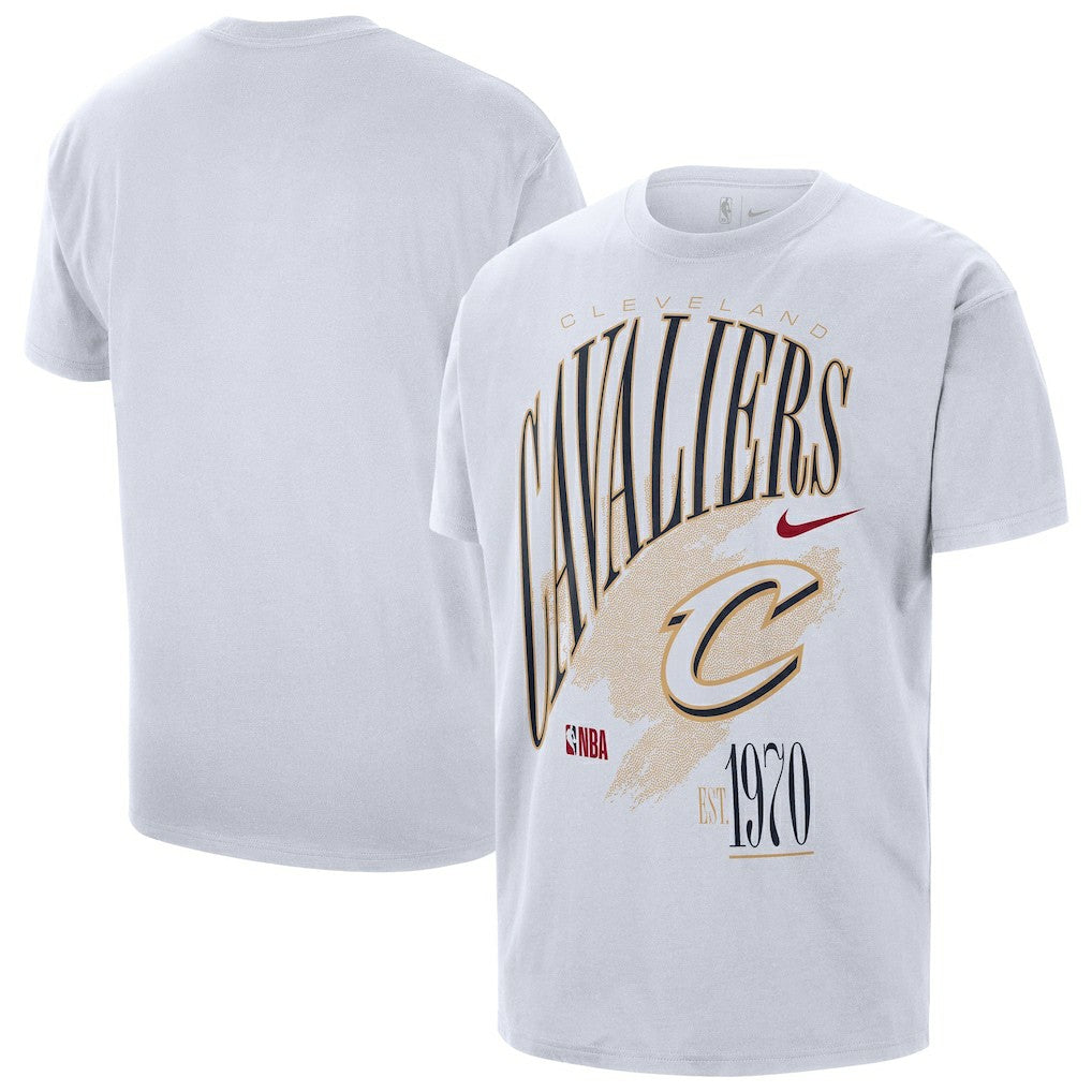 Cleveland Cavaliers Unisex Classic Edition Hardwood Classics Vintage T-Shirt White - Nike