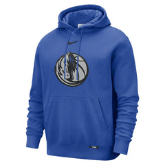 Dallas Mavericks 2025/26 City Edition Essential Logo Remix Hoodie Blue - Nike outlet