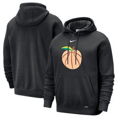 Atlanta Hawks 2025/26 City Edition Essential Logo Remix Hoodie Black - Nike