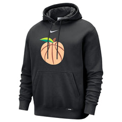 Atlanta Hawks 2025/26 City Edition Essential Logo Remix Hoodie Black - Nike