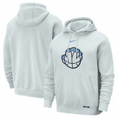 Memphis Grizzlies 2025/26 City Edition Essential Logo Remix Hoodie Silver - Nike