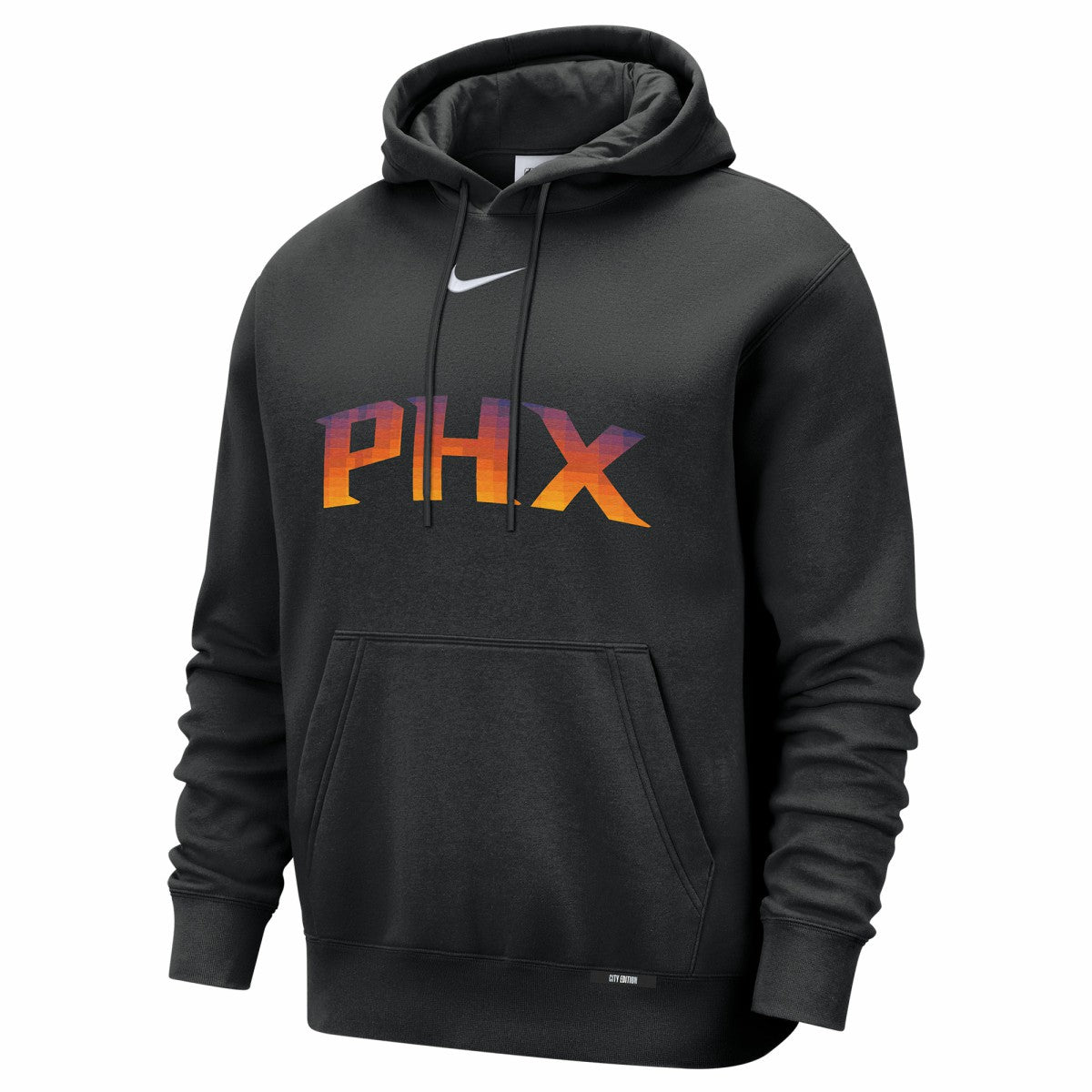 Phoenix Suns 2025/26 City Edition Essential Logo Remix Hoodie Black - Nike