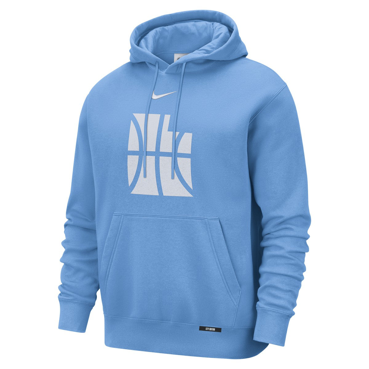Utah Jazz 2025/26 City Edition Essential Logo Remix Hoodie Blue - Nike