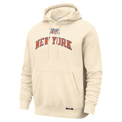 New York Knicks 2025/26 City Edition Essential Remix Club Hoodie Natural - Nike outlet